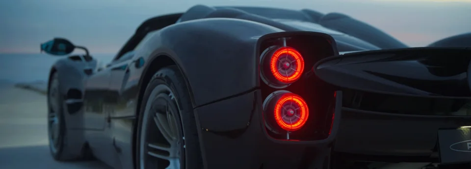 Pagani Utopia automotive film frame
